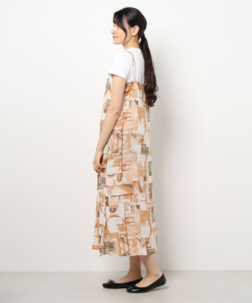 y/m by Yukie（イムバイユキエ）の「アート柄キャミワンピース（ワンピース・レディース・グレー/オレンジ・FREE）」の20枚目の写真