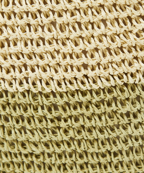 LOWELL things(ロウェル シングス)の「【販売店舗限定】バイカラートートバッグ(かごバッグ・レディース・ピンク/ネイビー/グリーン/ダークブラウン・フリー)」の19枚目の写真