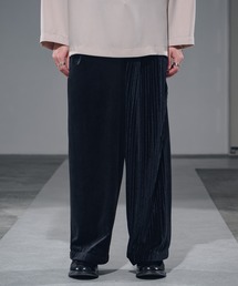 CASPER JOHN | Pleats Switch Velor Pants/プリーツスイッチベロアパンツ(その他パンツ)