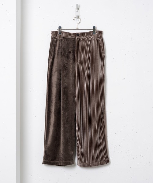 CASPER JOHN（キャスパージョン）の「Pleats Switch Velor Pants/プリーツスイッチベロアパンツ（その他パンツ・メンズ・ブラウン/ブラック・SMALL/MEDIUM/LARGE）」の16枚目の写真
