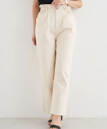 earth music&ecology | ハイウエストツイルパンツ ＊(その他パンツ)