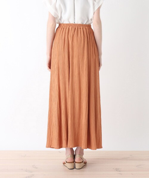 DRESKIP（ドレスキップ）の「◆ウエストギャザーゴア－ドスカート（スカート・レディース・オフホワイト/ブラウン系その他/ダークオレンジ・02/03/04）」の9枚目の写真