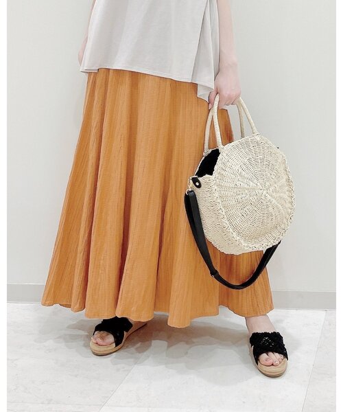 DRESKIP（ドレスキップ）の「◆ウエストギャザーゴア－ドスカート（スカート・レディース・オフホワイト/ブラウン系その他/ダークオレンジ・02/03/04）」の13枚目の写真