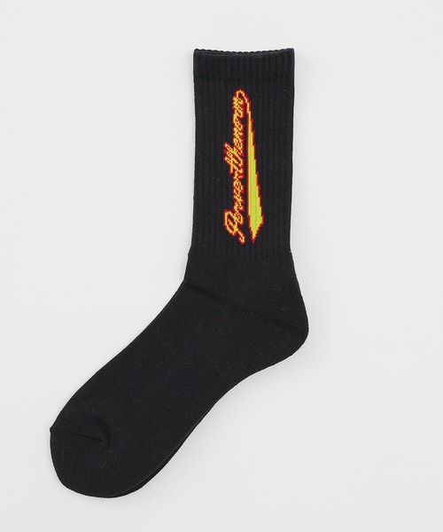 WHO'S WHO gallery（フーズフーギャラリー）の「【KOOKY'N/クーキー】スタジアムソックス（ソックス/靴下・メンズ・ホワイト/ブラック/ブルー/グリーン・FREE）」の3枚目の写真