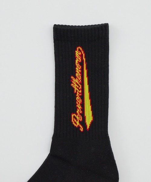 WHO'S WHO gallery（フーズフーギャラリー）の「【KOOKY'N/クーキー】スタジアムソックス（ソックス/靴下・メンズ・ホワイト/ブラック/ブルー/グリーン・FREE）」の9枚目の写真