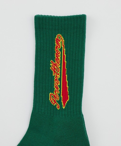 WHO'S WHO gallery（フーズフーギャラリー）の「【KOOKY'N/クーキー】スタジアムソックス（ソックス/靴下・メンズ・ホワイト/ブラック/ブルー/グリーン・FREE）」の10枚目の写真