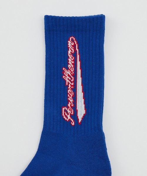 WHO'S WHO gallery（フーズフーギャラリー）の「【KOOKY'N/クーキー】スタジアムソックス（ソックス/靴下・メンズ・ホワイト/ブラック/ブルー/グリーン・FREE）」の11枚目の写真