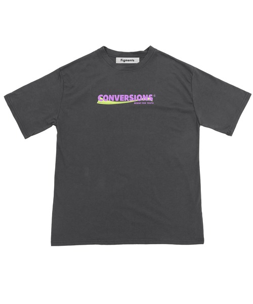 Figments(フィグメンツ)の「CONVERSIONS Tシャツ(Tシャツ/カットソー・レディース・スミクロ/ライトベージュ・FREE)」の6枚目の写真