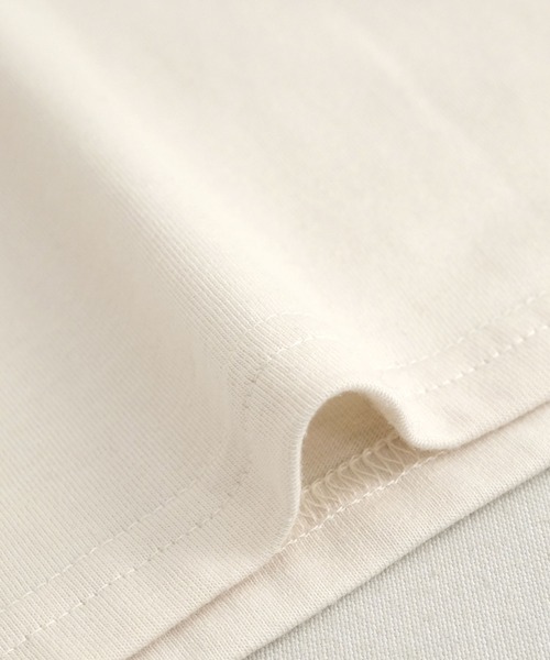 ＡＮＤＪ（アンドジェイ）の「カレッジプリントフレンチスリーブTシャツ（Tシャツ/カットソー・レディース・チャコール/ベージュ系その他・M）」の22枚目の写真