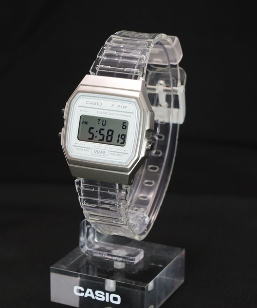 CASIO(カシオ)の「CASIO Collection / F-91WS-7JH(デジタル腕時計・メンズ・クリア・FREE)」の4枚目の写真