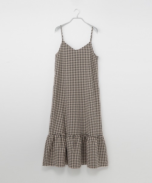 Heather(ヘザー)の「スソフリルキャミワンピース 217893(ワンピース・レディース・ブラック系その他/ブラック/グリーン系その他/ブラック系その他2・FREE)」の12枚目の写真