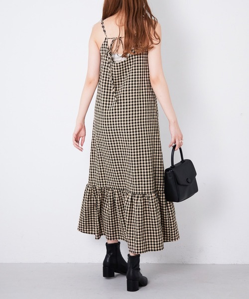 Heather(ヘザー)の「スソフリルキャミワンピース 217893(ワンピース・レディース・ブラック系その他/ブラック/グリーン系その他/ブラック系その他2・FREE)」の21枚目の写真