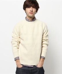 JOURNAL STANDARD relume | NEW QUALITY MADE: ヴィクトリアンラム畔編みクルーネックニット(ニット/セーター)