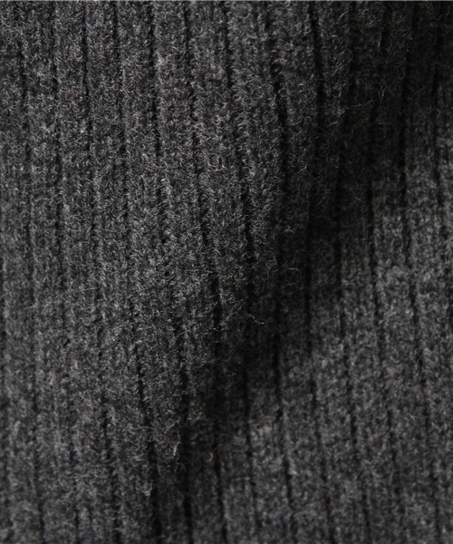 JOURNAL STANDARD relume(ジャーナルスタンダード レリューム)の「NEW QUALITY MADE: ヴィクトリアンラム畔編みクルーネックニット(ニット/セーター・メンズ・チャコールグレー/ホワイト・MEDIUM/SMALL/LARGE)」の6枚目の写真