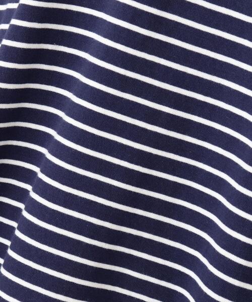 Cutie Blonde（キューティーブロンド）の「◆【S-L】ボーダーデザインスリーブTシャツ（Tシャツ/カットソー・レディース・ホワイト系5/グレー系2/ネイビー系2・01/02/03）」の11枚目の写真