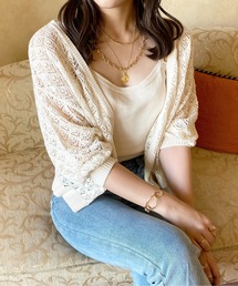 透かしカーデアンサンブル【ZOZOTOWN限定アイテム】【7AP】