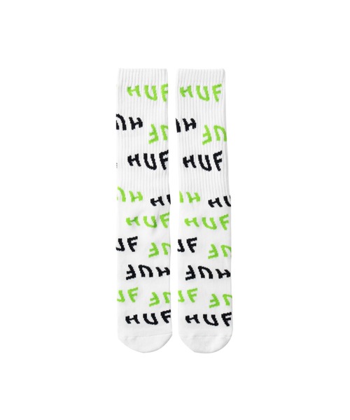 HUF（ハフ）の「HUF WARP SOCK HUF ソックス 靴下（ソックス/靴下・メンズ・ホワイト・O/S）」の2枚目の写真