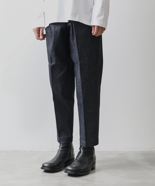 11oz DENIM TAPERED TROUSERS DENIM（デニムパンツ）｜KAZUYUKI