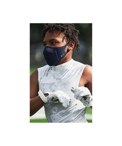 UNDER ARMOUR（アンダーアーマー）の「UAスポーツマスク フェザーウエイト（トレーニング/メンズ/レディース）（その他雑貨・レディース・ブラック/ネイビー/グレー/パープル/グレイッシュブルー/グレー系カモフラージュ/ブラック×ブラック・XS-S/M-L/S-M/L-XL/XXL）」の12枚目の写真