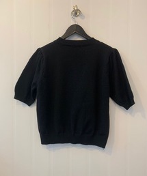 ギャザースリーブニット