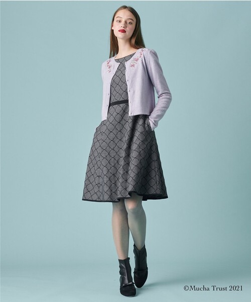 TOCCA（トッカ）の「FOUR FLOWERS ROSE KNIT カーディガン