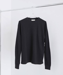 サーマル　クルーネック　ロングTシャツ