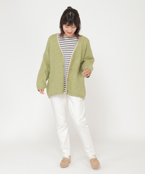 LBC(エルビーシー)の「※WEB限定※裏起毛テーパードパンツ(その他パンツ・レディース・ホワイト/ライトグレー/ブラック/マスタード/ネイビー・S/M/L)」の10枚目の写真