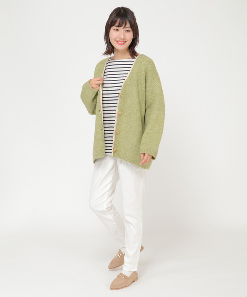 LBC(エルビーシー)の「※WEB限定※裏起毛テーパードパンツ(その他パンツ・レディース・ホワイト/ライトグレー/ブラック/マスタード/ネイビー・S/M/L)」の18枚目の写真