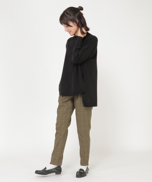 LBC(エルビーシー)の「※WEB限定※裏起毛テーパードパンツ(その他パンツ・レディース・ホワイト/ライトグレー/ブラック/マスタード/ネイビー・S/M/L)」の19枚目の写真