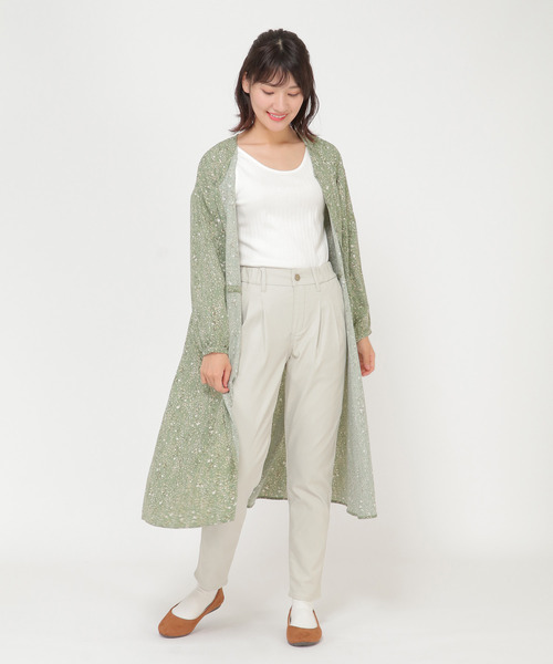 LBC(エルビーシー)の「※WEB限定※裏起毛テーパードパンツ(その他パンツ・レディース・ホワイト/ライトグレー/ブラック/マスタード/ネイビー・S/M/L)」の8枚目の写真
