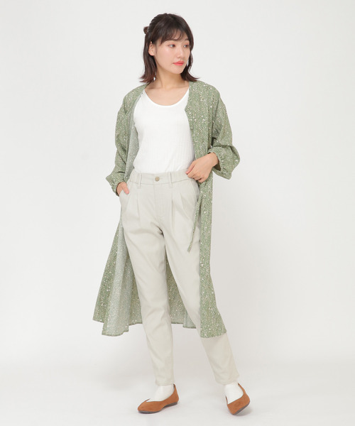 LBC(エルビーシー)の「※WEB限定※裏起毛テーパードパンツ(その他パンツ・レディース・ホワイト/ライトグレー/ブラック/マスタード/ネイビー・S/M/L)」の6枚目の写真