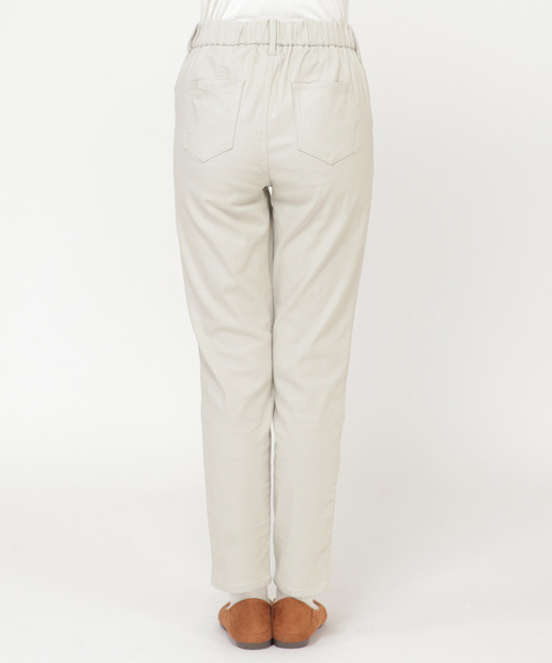 LBC(エルビーシー)の「※WEB限定※裏起毛テーパードパンツ(その他パンツ・レディース・ホワイト/ライトグレー/ブラック/マスタード/ネイビー・S/M/L)」の9枚目の写真