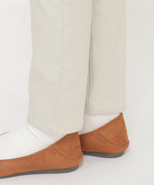 LBC(エルビーシー)の「※WEB限定※裏起毛テーパードパンツ(その他パンツ・レディース・ホワイト/ライトグレー/ブラック/マスタード/ネイビー・S/M/L)」の12枚目の写真