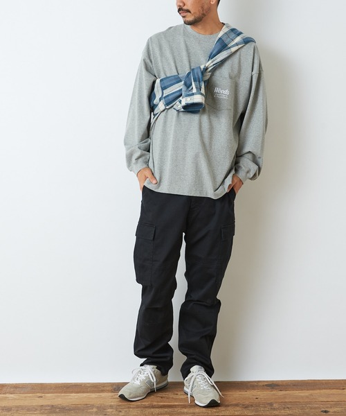 Woods(ウッズ)の「【WOODS / ウッズ】スーパーヘビー ポケットロングT-shirt(Tシャツ/カットソー・メンズ・ライトグレー/ブラック/アイボリー・M/L)」の19枚目の写真