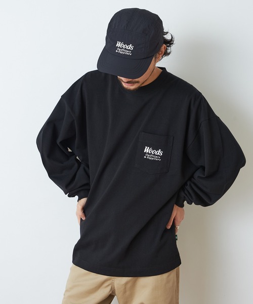 Woods(ウッズ)の「【WOODS / ウッズ】スーパーヘビー ポケットロングT-shirt(Tシャツ/カットソー・メンズ・ライトグレー/ブラック/アイボリー・M/L)」の7枚目の写真