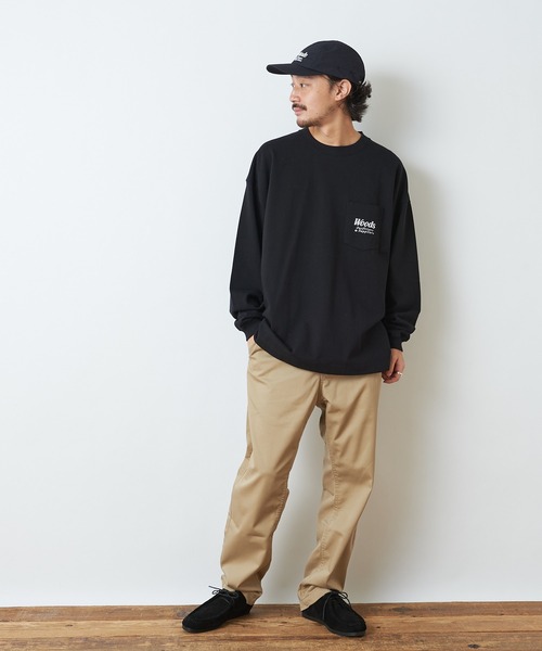 Woods(ウッズ)の「【WOODS / ウッズ】スーパーヘビー ポケットロングT-shirt(Tシャツ/カットソー・メンズ・ライトグレー/ブラック/アイボリー・M/L)」の5枚目の写真