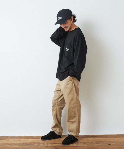 Woods(ウッズ)の「【WOODS / ウッズ】スーパーヘビー ポケットロングT-shirt(Tシャツ/カットソー・メンズ・ライトグレー/ブラック/アイボリー・M/L)」の10枚目の写真