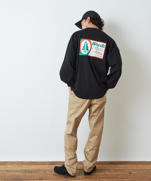 Woods(ウッズ)の「【WOODS / ウッズ】スーパーヘビー ポケットロングT-shirt(Tシャツ/カットソー・メンズ・ライトグレー/ブラック/アイボリー・M/L)」の15枚目の写真