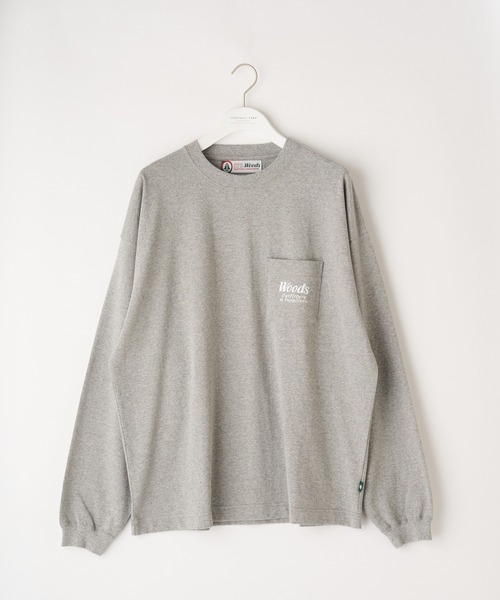 Woods(ウッズ)の「【WOODS / ウッズ】スーパーヘビー ポケットロングT-shirt(Tシャツ/カットソー・メンズ・ライトグレー/ブラック/アイボリー・M/L)」の16枚目の写真