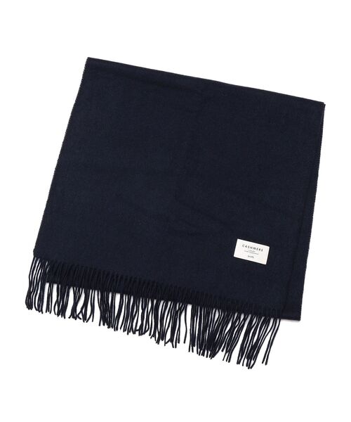 SHIPS（シップス）の「ソリッドカシミヤストール 21FW◇（ストール/ショール・レディース・ベージュ/ネイビー/グリーン・ONE SIZE）」の9枚目の写真