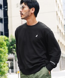 KANGOL カンゴール /ブランド別注 ビッグシルエット オーバーサイズ ロゴ刺繍 スウェット トレーナー