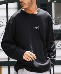 KANGOL カンゴール /ブランド別注 ビッグシルエット オーバーサイズ ロゴ刺繍 スウェット トレーナー