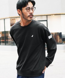 KANGOL カンゴール /ブランド別注 ビッグシルエット オーバーサイズ ロゴ刺繍 スウェット トレーナー
