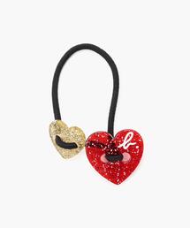 GI91 E ELASTIQUE ハートモチーフヘアゴム