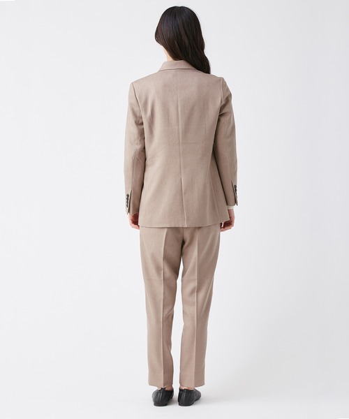 KASHIYAMA（カシヤマ）の「＜ウォッシャブル＞ウールライクポーリーツイル1タックテーパードパンツ（その他パンツ・レディース・ピンクベージュ/ブラウン/ライトブルー/グレー/モカ・マルチサイズ）」の14枚目の写真