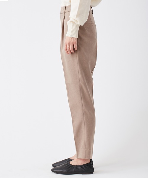 KASHIYAMA（カシヤマ）の「＜ウォッシャブル＞ウールライクポーリーツイル1タックテーパードパンツ（その他パンツ・レディース・ピンクベージュ/ブラウン/ライトブルー/グレー/モカ・マルチサイズ）」の16枚目の写真