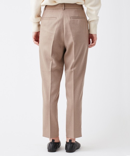 KASHIYAMA（カシヤマ）の「＜ウォッシャブル＞ウールライクポーリーツイル1タックテーパードパンツ（その他パンツ・レディース・ピンクベージュ/ブラウン/ライトブルー/グレー/モカ・マルチサイズ）」の17枚目の写真