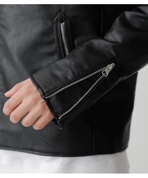 FAUX LEATHER RIDERS/フェイクレザーライダース