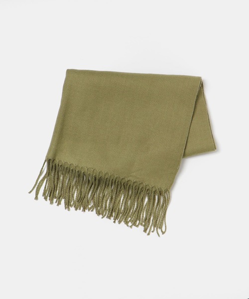 SENSE OF PLACE by URBAN RESEARCH(センスオブプレイスバイアーバンリサーチ)の「無地ストール(マフラー・レディース・ライトベージュ/ブラック/イエロー/ベージュ/グレー/ライトブルー/パープル/カーキ/パープル系その他/アイボリー・ONE)」の20枚目の写真