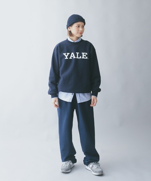 FRAMeWORK - YALE☆未使用スウェットパンツ 36 ネイビー FRAMeWORK（フレームワーク）の「YALE/スウェットパンツ